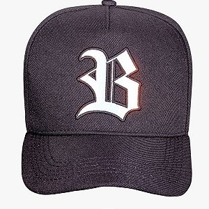 Boné Blck Brasil Black Wings Prata Holographic Preto