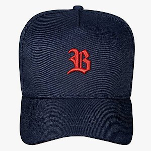 Boné Blck Brasil Basic Strapback Azul Marinho Contra