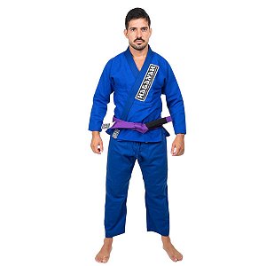 Kimono Haganah Jiu-Jtsu F300 Reforçado Azul Royal Uni