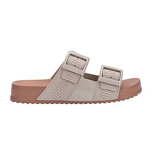 Sandália Melissa Cozy Slide M-Lover Feminina Marrom Bege