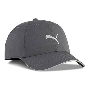 Boné Puma Aba Curva Running III Cinza
