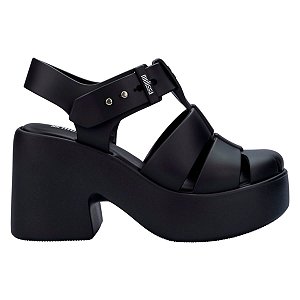Sandália Melissa Lulu Preto Fosco