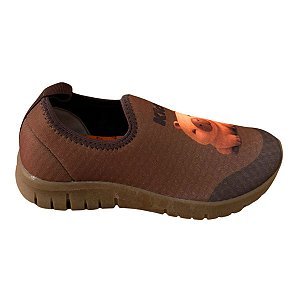 Tênis Kidy Ultra Flex Capivara Infantil Marrom