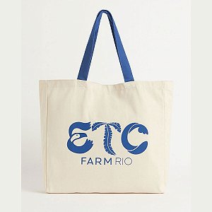 Bolsa Farm Totebag Sacola Off White