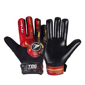 Luva Poker Goleiro de Campo Poker Training Basic Jr Vermelho