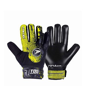 Luva Poker Goleiro de Campo Poker Training Basic Jr Amarela