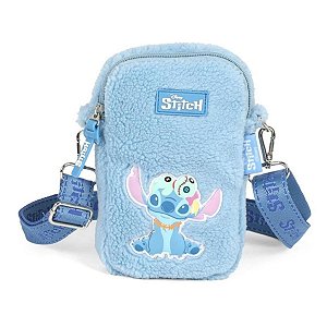 Bolsa Shoulder Bag Pequena Jeans Stitch Disney Luxcel BS7602