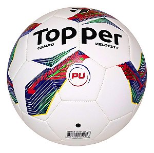 Bola De Futebol Campo Topper Hibrid Velocity Branca