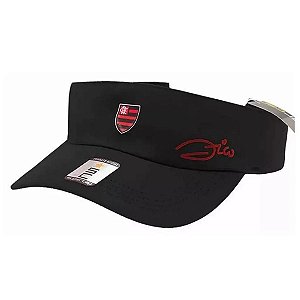 Viseira Zico Flamengo Supercap Preto