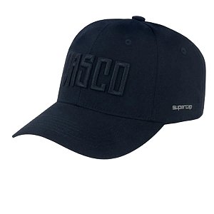 Boné Vasco da Gama Bordado Frontal Supercap Preto