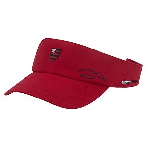 Viseira Zico Flamengo Supercap Vermelho