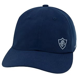 Boné Fluminense Silk Frontal Esquerda Azul Marinho Supercap
