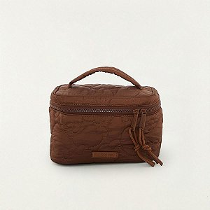 Necessaire Farm Me Leva Liso Marrom