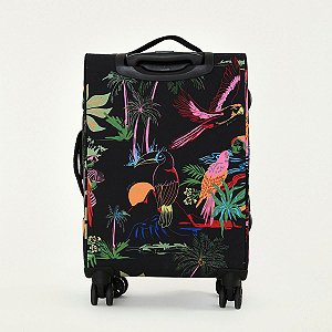 Mala Farm Tecido Me Leva P Voo Descoladinha Preto