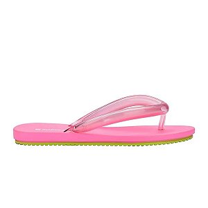 Chinelo Melissa Flip Flop Airflow Ad Rosa Verde