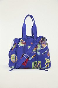 Bolsa Farm Carioca Patch Rio Azul