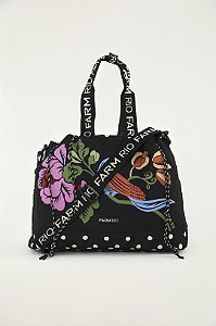 Bolsa Farm Totebag Carioca Cashews And Birds