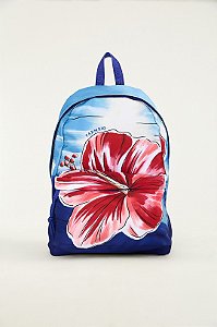 Mochila Farm Xodó Hibisco de Verão Navy