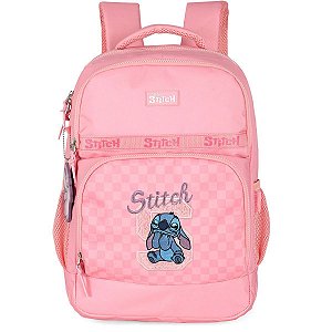 Mochila Stitch Rosa Luxcel