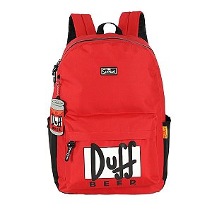 Mochila Simpsons Duff Luxcel Vermelho