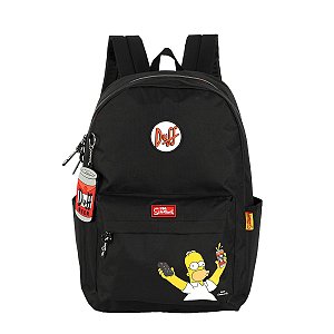 Mochila Simpsons Homer Luxcel Preto