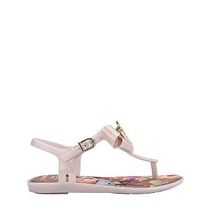 Mini Melissa Solar Disney Princess Infantil Bege Metalizado