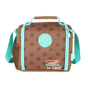 Lancheira Escolar Luxcel Up4You Capivara Verde