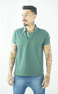 POLO ELLUS VERDE MUSGO MC PIQUET EASA