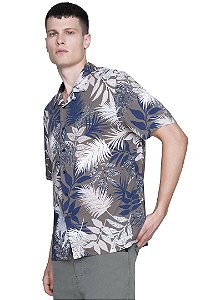 CAMISA ELLUS HAWAII SAVANA MASCULINA VERDE