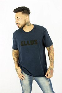 CAMISETA ELLUS COTTON FINE 70S CLASSIC AZUL ESCURO