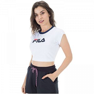 CROPPED FILA PIA II FEMININO BRANCO