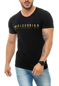 CAMISETA RED FEATHER WEIZENBIER MASCULINA PRETO