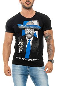 CAMISETA RED FEATHER NO MORE TACOS MASCULINA