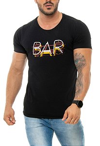 CAMISETA RED FEATHER BAR NEON MASCULINA