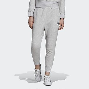 CALÇA ADIDAS MOLETOM LIGHT GREY HEATHER