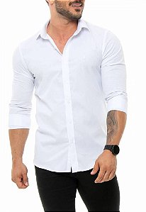 CAMISA RED FEATHER MASCULINA SLIM BRANCO