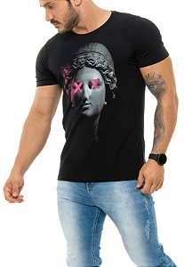 CAMISETA RED FEATHER LIGHT STATUE MASCULINA