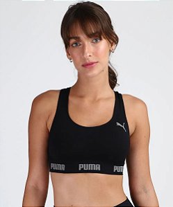 TOP PUMA SEM COSTURA PRETO