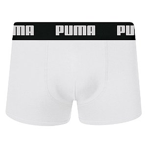 Cueca Boxer Puma Algodão Branca cotton