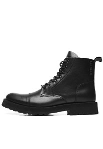 Bota coturno Colcci Couro Colcci Andrius Preta