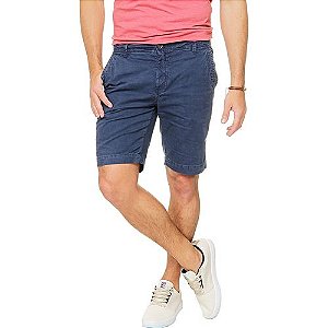 Bermuda John John Bergen azul sarja masculina