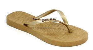 Chinelo Colcci Rio Feminino Ouro