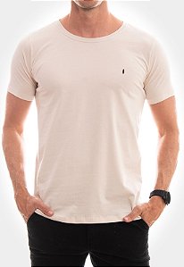 CAMISETA RED FEATHER Básica Areia masculina