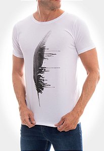 CAMISETA RED FEATHER DROPS
