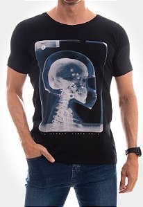 CAMISETA RED FEATHER X RAY SKULL