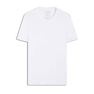 Camiseta Ellus Fine Easa Básica Masculina Branca