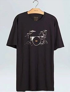 Camiseta Osklen Regular Vintage Drum Kit