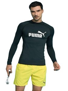 Camiseta Puma Manga Longa Proteção UV50 Masculina