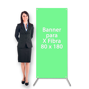 Banner 80 x 180 para X - Fibra
