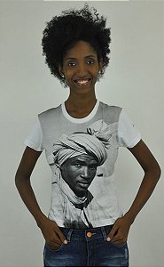 Camiseta baby look Homem de Turbante